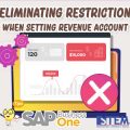 SAP Business One Tips Eliminating Restriction When Setting Revenue Account