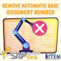 SAP Business One Tips Remove Base Automatic Document Number