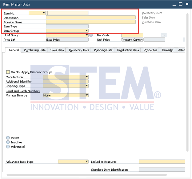 SAP Business One Tips - Check Your Item Stock Availability