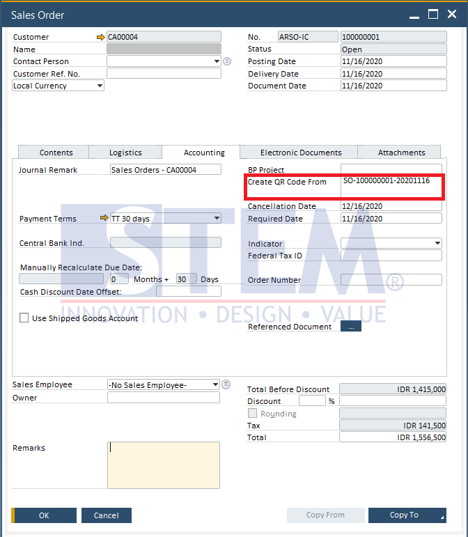 SAP Business One Tips - Display QR Code in Crystal Report