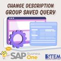 Mengubah Nama Grup Saved Query di SAP Business One