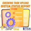 Mengecek Task Upload System Status Report