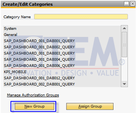 SAP Business One Tips - Change Description Group Saved Query