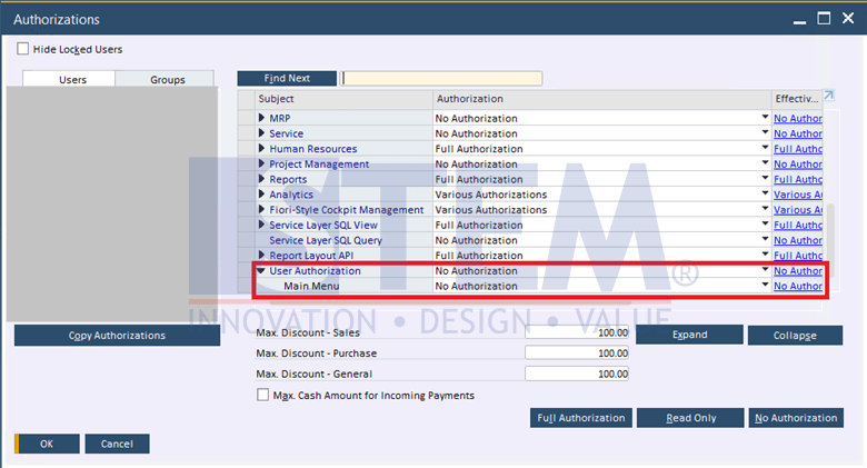 SAP Business One Tips - Setup Additional Authorization Creator