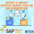 Export & Import Crystal Reports in SAP Business One
