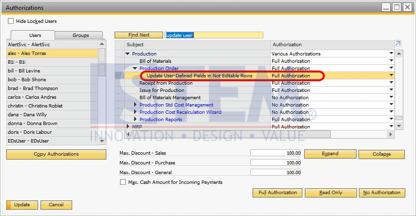 SAP Business One Tips - Update the Production Order After Closed or Canceled