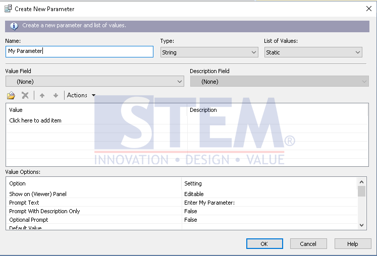 SAP Business One Tips - Create and Update Parameters SAP Crystal Reports