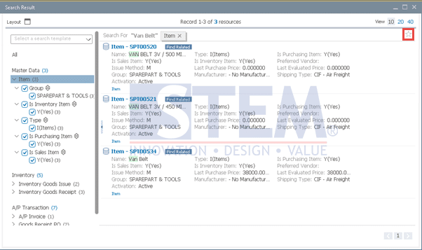 SAP Business One Tips - Enterprise Search Data of the Fiori-Style