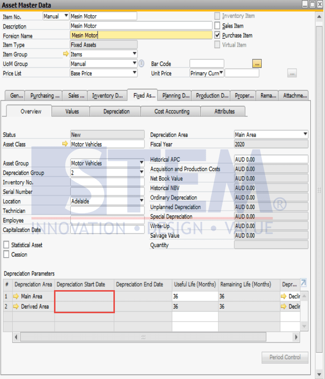 SAP Business One Tips - How to Depreciate Asset in SAP Business One