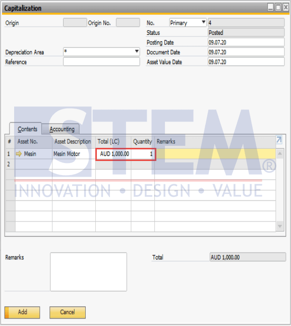 SAP Business One Tips - How to Depreciate Asset in SAP Business One