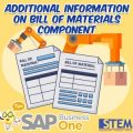 Add UDF to BoM & Production Order in SAP B1