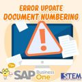 SAP B1 Tips Error Update Document Numbering