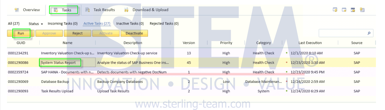 SAP Business One Tips - Running SSR Manual Upload