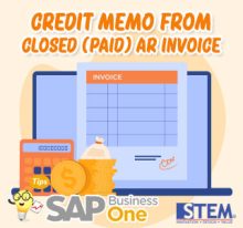 Credit Memo dari Closed AR Invoice (Sudah Dibayar)