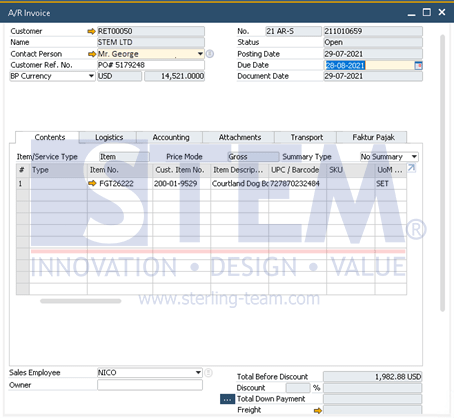 SAP Business One Tips - Credit Memo from Closed (Paid) AR Invoice