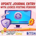 update journal entry with posting periodes