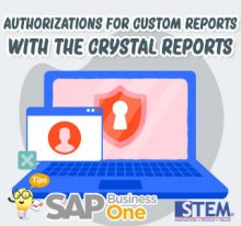 Authorizations for Custom Reports with the Crystal Reports