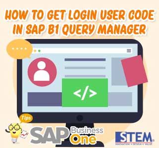How to Get Login User Code in SAP Business One Query Manager