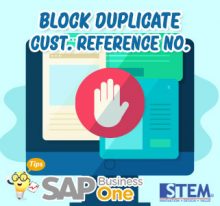 block duplicate customer sap business one tips.jpg