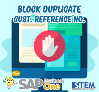 block duplicate customer sap business one tips.jpg