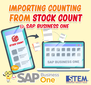 Penghitungan Inventory SAP Business One X Aplikasi Stock Count (Import Hasil Penghitungan dari Stock Count ke dalam SAP B1)