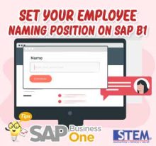 Tetapkan Posisi Penamaan Karyawan Anda di SAP Business One