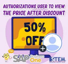 Authorizations User to View the Price after Discount