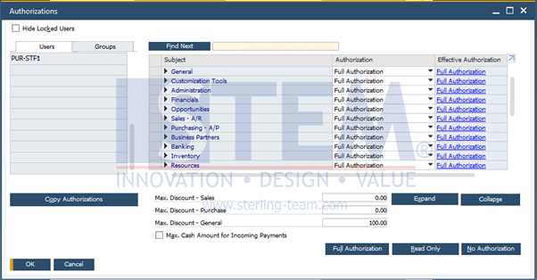 SAP Business One Tips - How to Set Authorization to Duplicate Documents