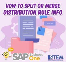 Cara Memisahkan atau Menggabungkan Informasi Distibution Rule