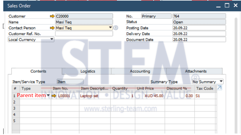 SAP Business One Tips - Know the BOM Type in SAP Business One