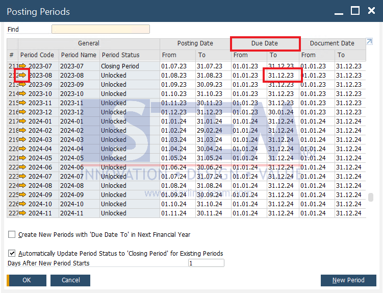 SAP Business One Tips - Error Date Deviates