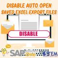 Menonaktifkan Auto Open File Hasil Ekspor Excel yang Disimpan