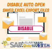 Menonaktifkan Auto Open File Hasil Ekspor Excel yang Disimpan
