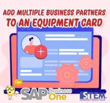 Menambahkan Beberapa Business Partners dalam Equipment Card