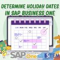 Determine Holiday Dates in SAP Business One