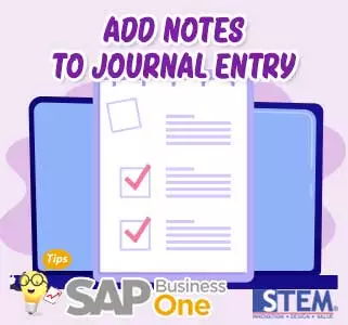 add notes to journal entry