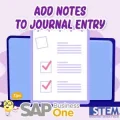 Menambahkan Catatan ke Journal Entry