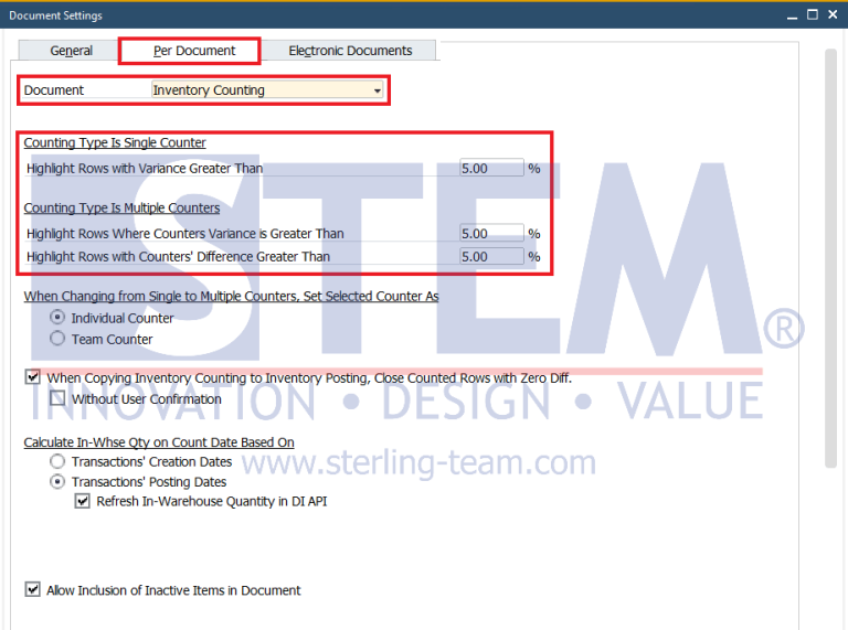 Identify Stock Variance Easily in SAP Business One