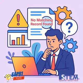 Fix No Matching Record Error in Approval Report