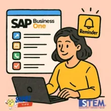 Reminder Activities in SAP Business One
