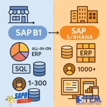 SAP B1 vs S/4HANA: ERP for SMB vs Large Enterprises