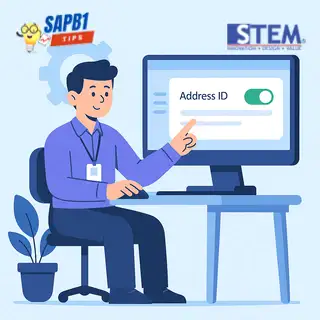 Mengaktifkan Pembaruan Address ID untuk Business Partner