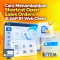Cara Tambah Shortcut Open Sales Orders di SAP B1 Web Client